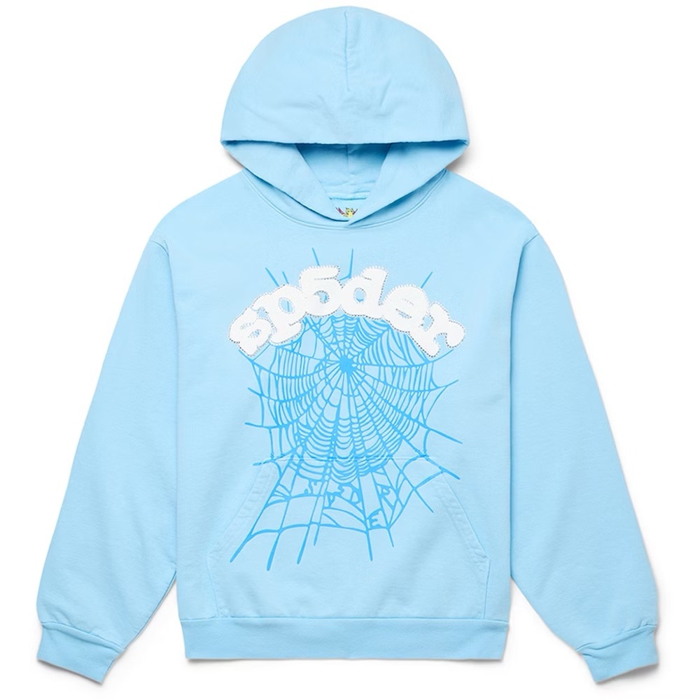 Sky blue spider hoodie brand new